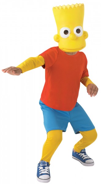 Bart Simpson mascot child costume