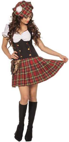 Skotsk flicka Abigail miniklänning