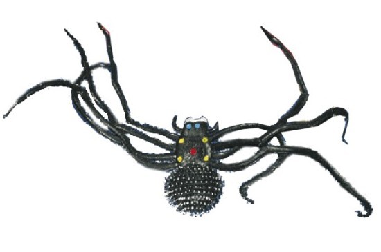 Araña aterradora demoníaca 48cm 2