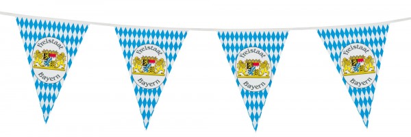 Cadena de banderines del Estado Libre de Baviera
