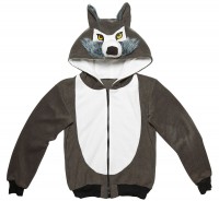 Preview: Wolf plush jacket brown