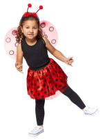 Preview: Ladybug costume set for girls