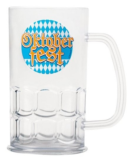 Jarra de cerveza Oktoberfest de plástico 0,5l