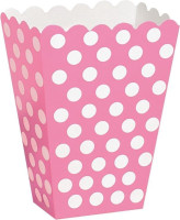 8 Snack Box Lucy Pink dotted 14cm