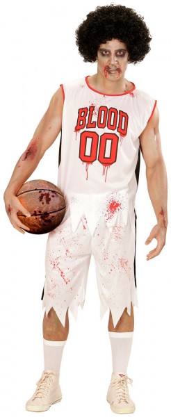 Déguisement de joueur de basket-ball zombie sanglant Brian