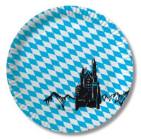 10 Oktoberfest Gaudi paper plates 23 cm