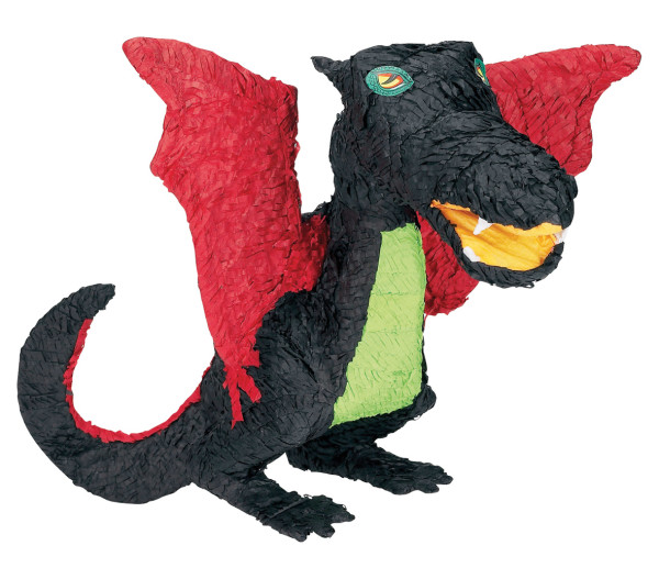 Piñata dragon noir 56cm