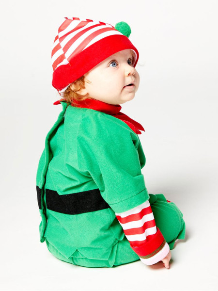 Kostium świątecznego elfa dla niemowląt