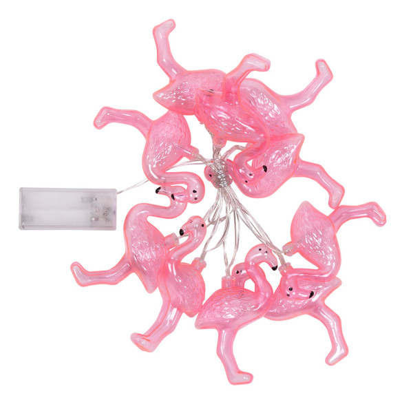 Flamingo LED Lichterkette 140cm 3