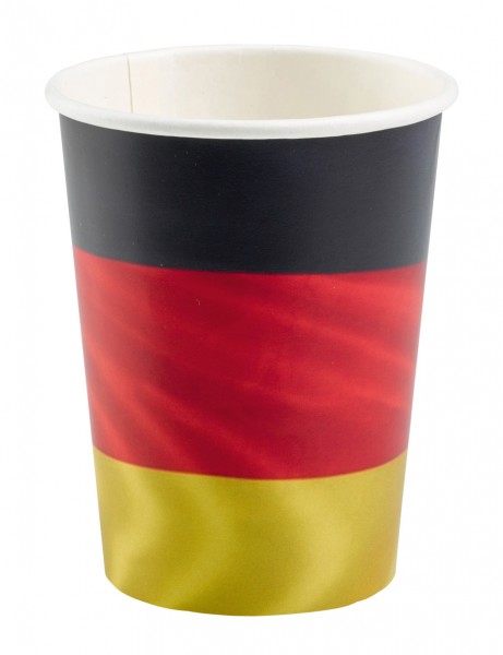 8 vasos de papel de Alemania 266ml