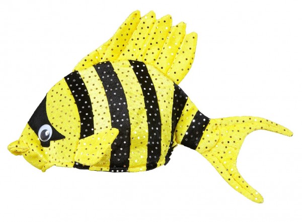 Yellow-Black Tropic Fish Beanie 3