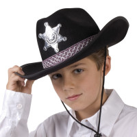 Bonnet de justicier Sheriff pour enfants