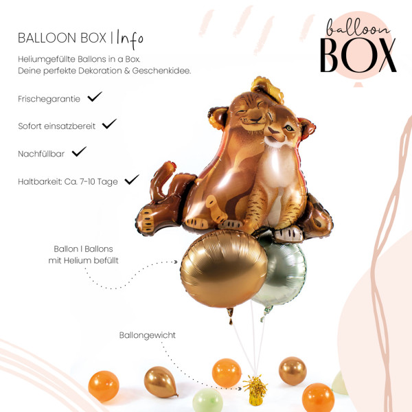 XL Heliumballon in der Box 3-teiliges Set König der Löwen 3