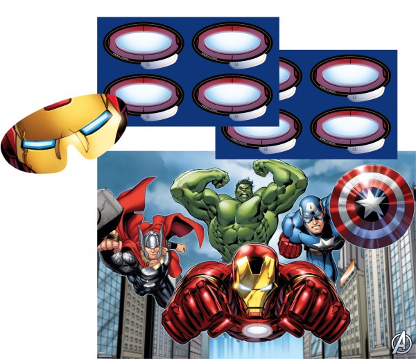 Marvel Avengers Superhelden Partyspiel 10-Teilig 4