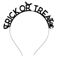 Diadema Metal Tick or Treat