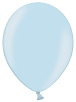 Preview: 10 party star metallic balloons pastel blue 30cm