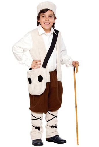 Disfraz infantil de pastor infantil