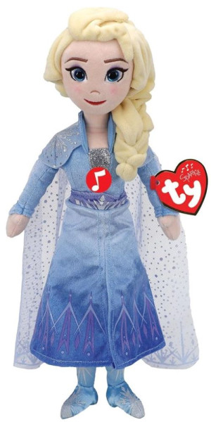 Frozen 2 Elsa rag doll with sound 35cm