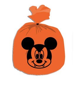 6 scary Mickey Mouse Halloween party bags