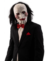 Jig Horror latex mask with hair deluxe