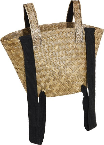 Asia carrying basket backpack