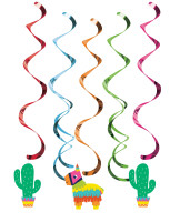 5 Rainbow Fiesta Spiralhänger