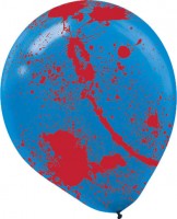 Vista previa: 6 globos de Halloween Manchas de sangre asesinas