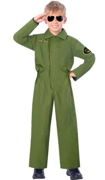 Fighter jet pilot Joe children's costume