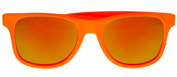 80er Jahre Brille neon orange 3