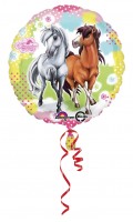Vorschau: Folienballon Liebenswerte Pferde-Familie