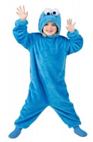 Oversigt: Cookie Monster plys jumpsuit til børn