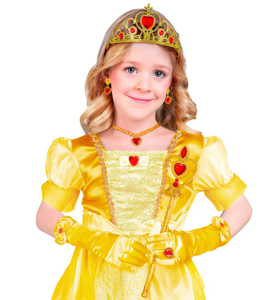 Prinzessinnen Set 6-teilig in gelb
