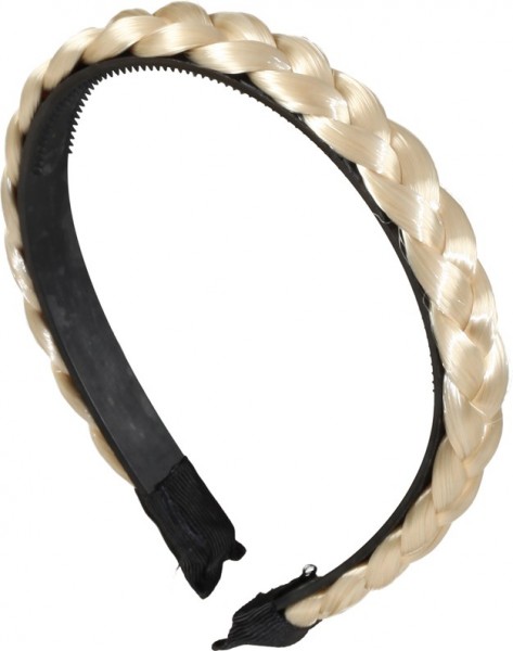 Blond braided traditional hair circlet