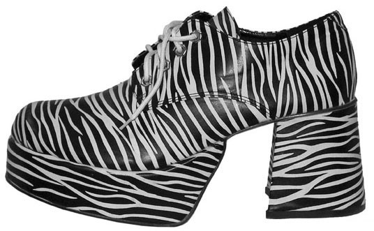 Chaussures à plateforme Marten Zebra