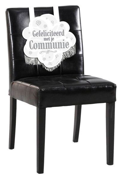 Chair cover Gefeliciteerd Communie