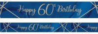 Luxe banner voor 60e verjaardag 2.74m
