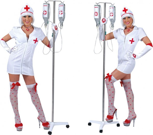 Sexy Krankenschwestern Kleid Kathi