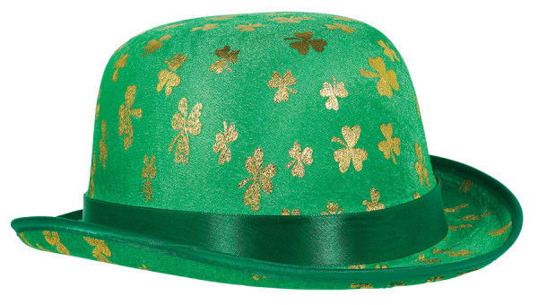 St .Patricks Day Shamrock Bowler Hat
