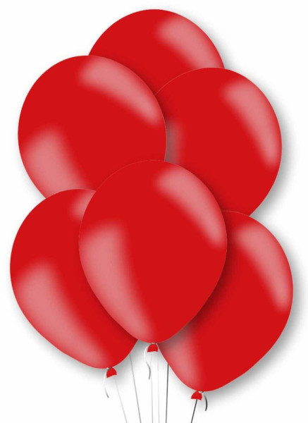 10 Purpurrote Latexballons 27,5cm