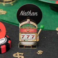 Vorschau: Casino Tischkartenhalter Jackpot