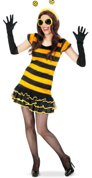 Pluche Funky Bee dames kostuum