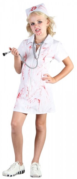 Zombie sjuksköterska kostym