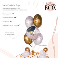 Vorschau: Heliumballon in der Box Modern Birthday Vibes
