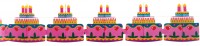 Birthday cake garland 20x400cm