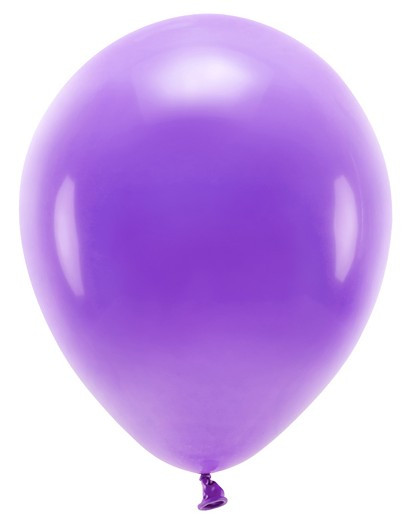 100 eco pastel balloons violet 26cm