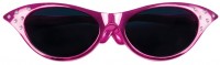 Widok: Różowe okulary firmowe XXL dla pań