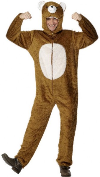 Plush teddy bear men's costume