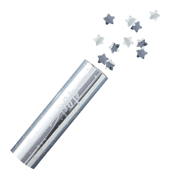 Silver Star konfetti kanon