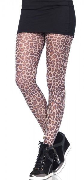 Collants léopard classiques pour femme