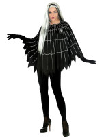 Preview: Spider web poncho for women
